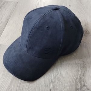 Basketball Hat Baseball Dad Cap Blue Adjustable Strap Polyester Suede OSFA